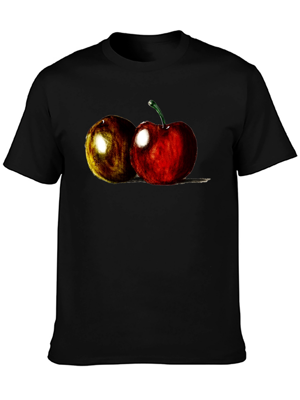 Cherry Fruit Graphic Tee - Soft Cotton Blend