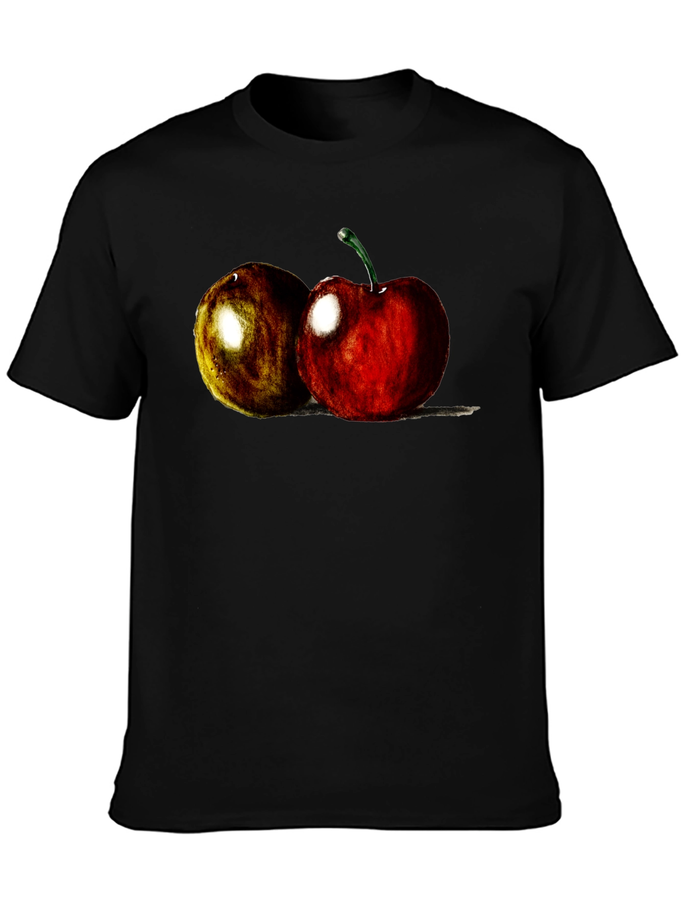 Cherry Fruit Graphic Tee - Soft Cotton Blend