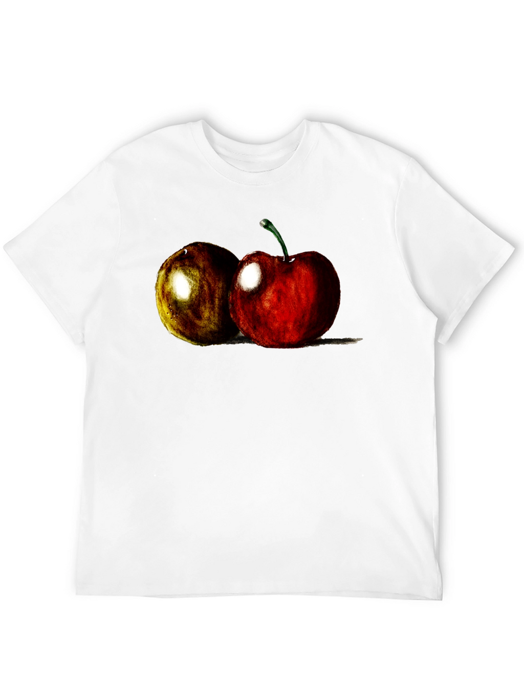 Cherry Fruit Graphic Tee - Soft Cotton Blend