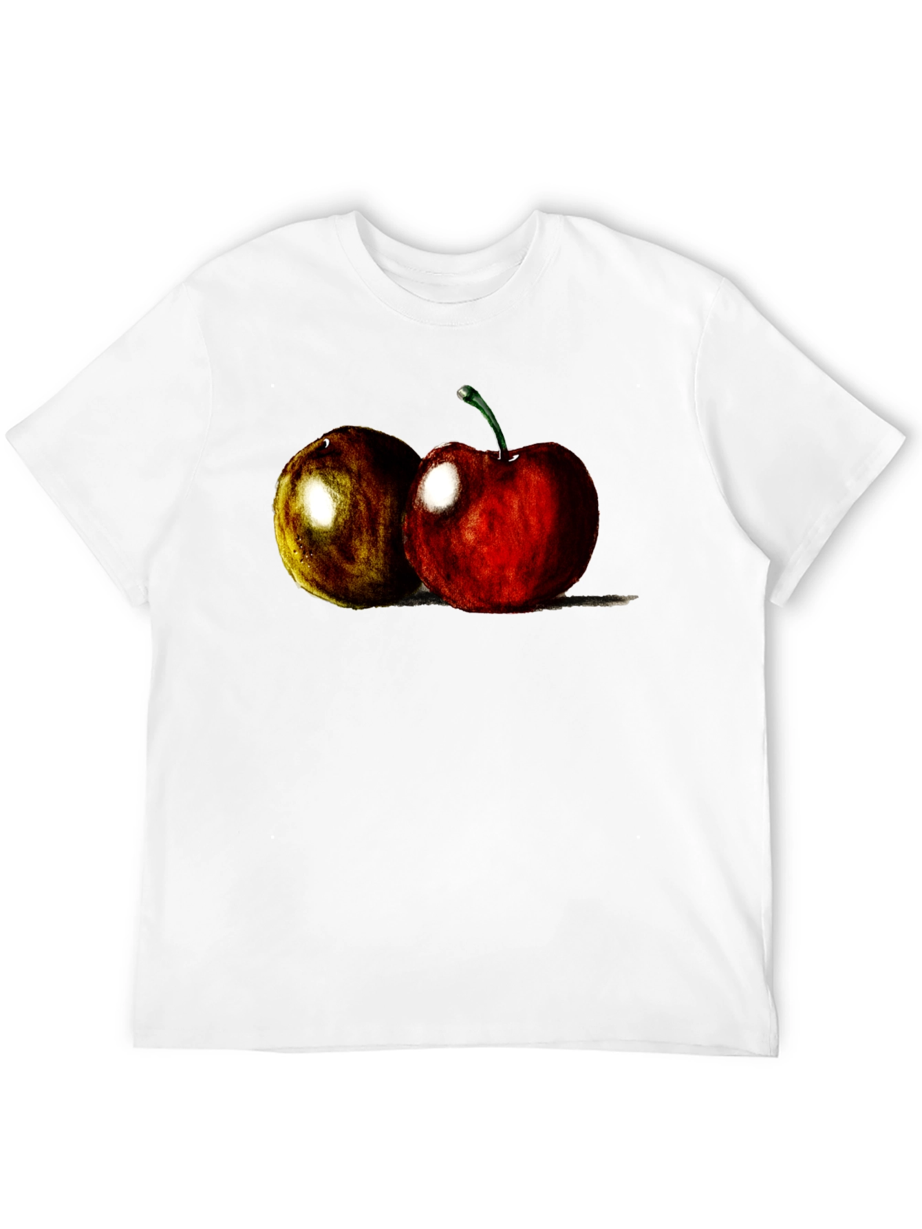 Cherry Fruit Graphic Tee - Soft Cotton Blend