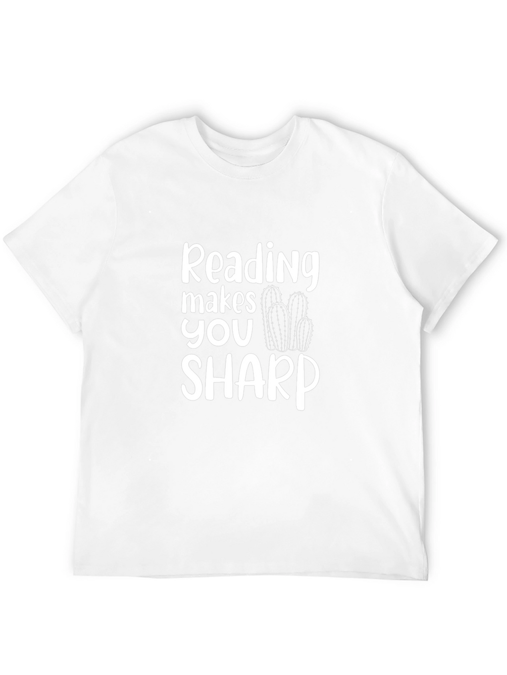 Reading Makes You Sharp T-Shirt - Black Cotton Tee