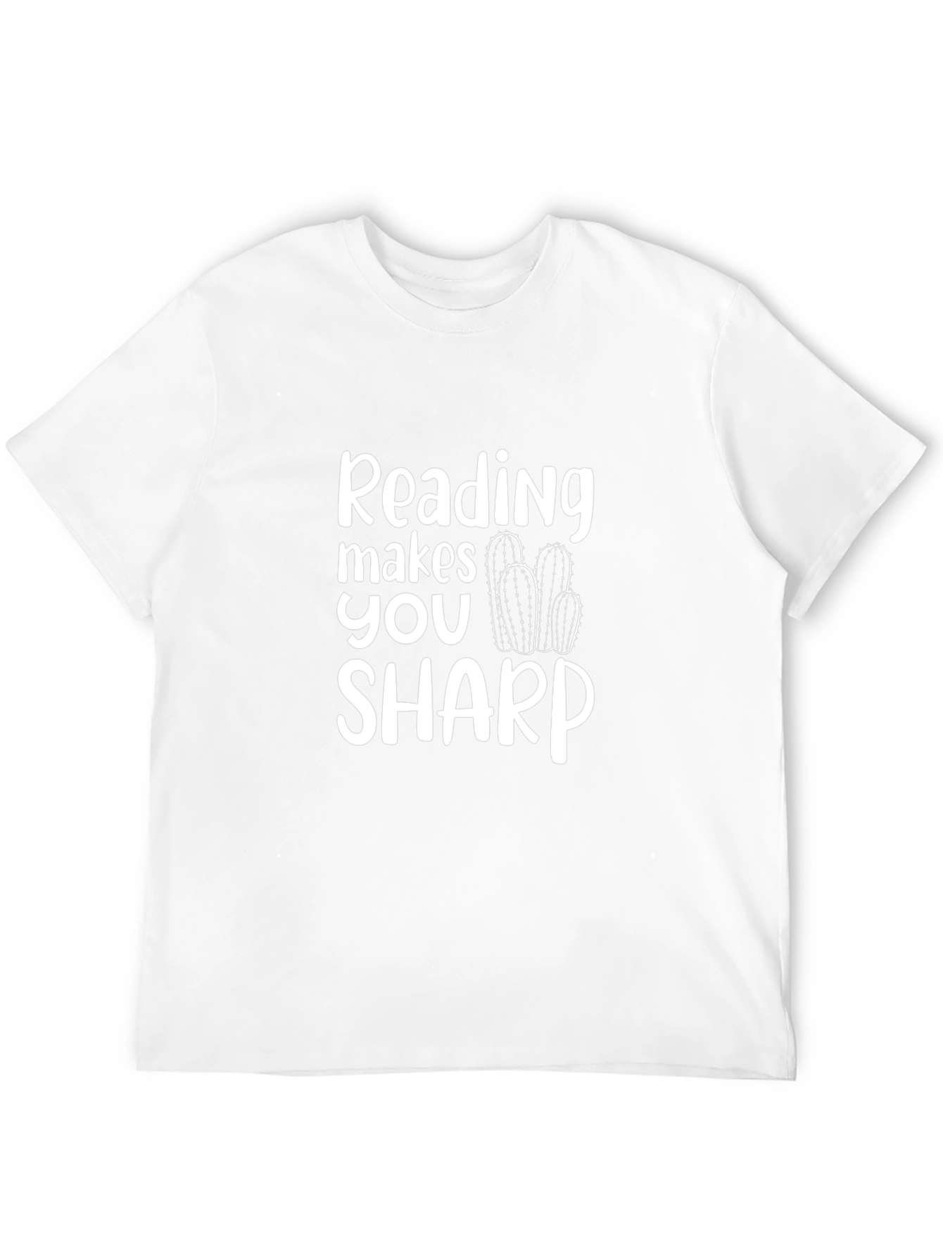 Reading Makes You Sharp T-Shirt - Black Cotton Tee