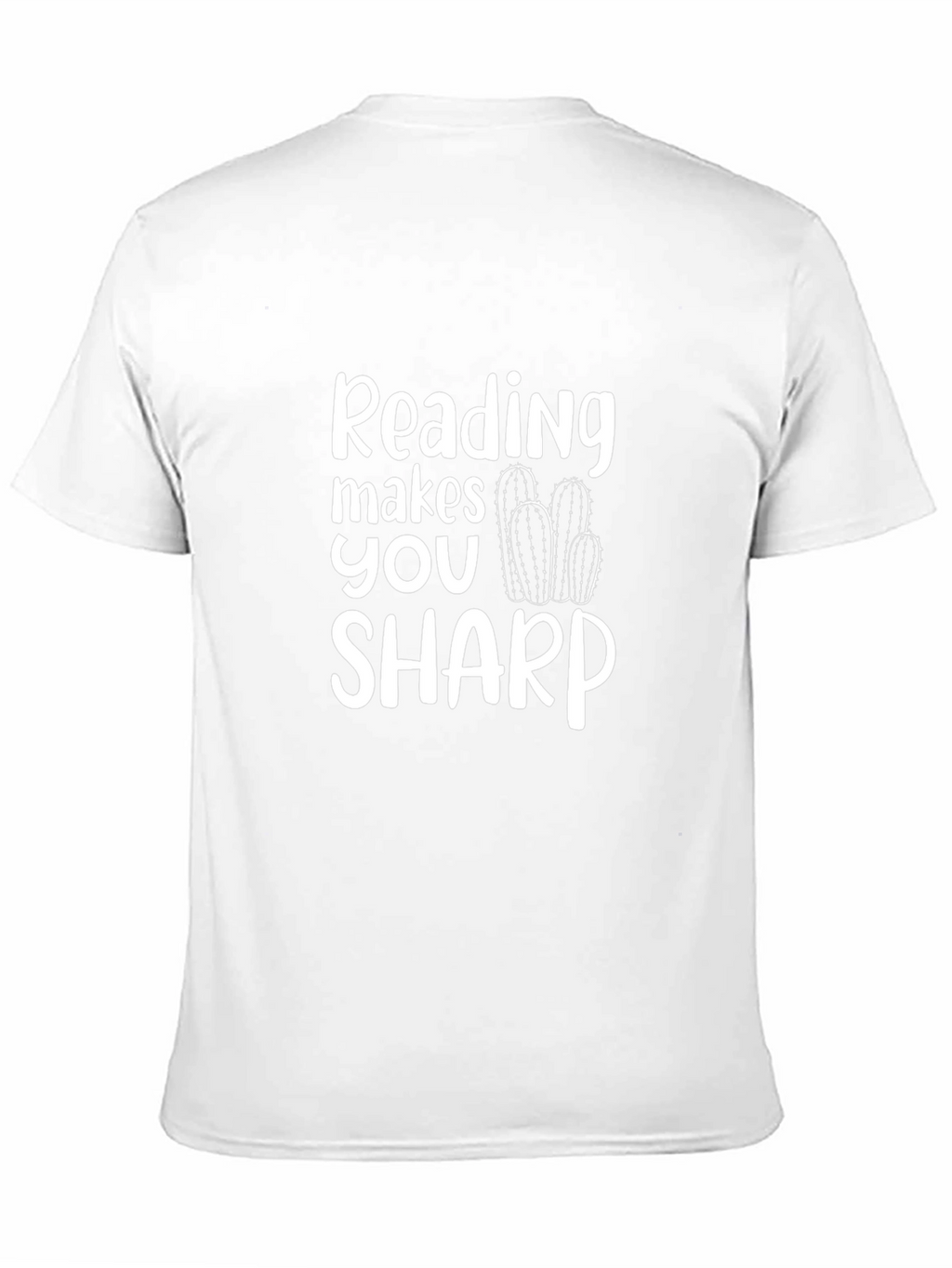 Reading Makes You Sharp T-Shirt - Black Cotton Tee
