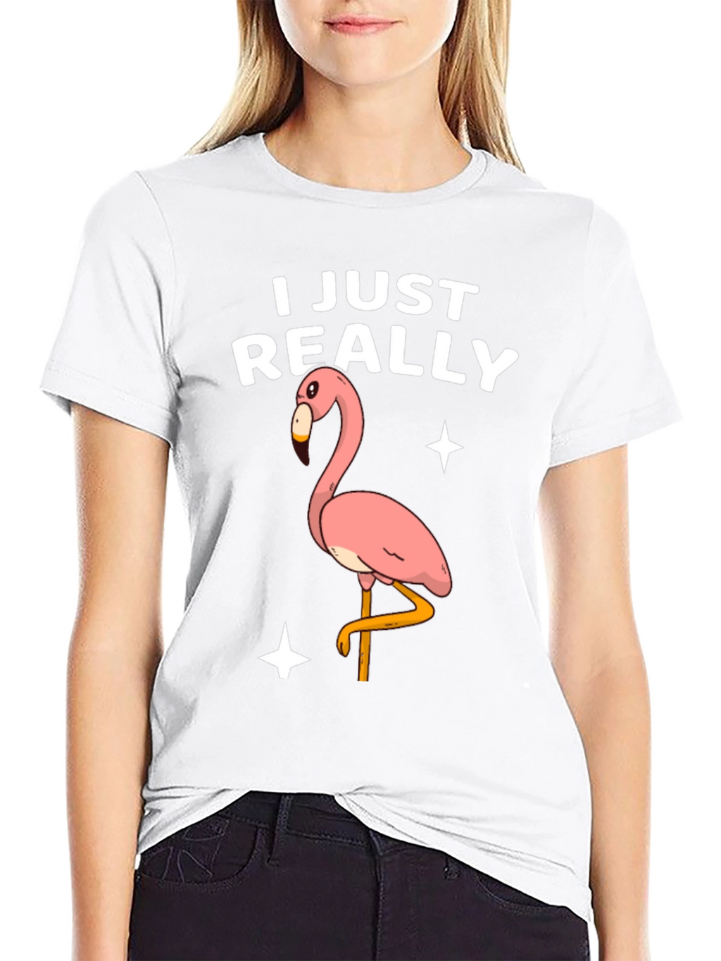 Funny Flamingo T-Shirt - I Just Really Like Flamingos