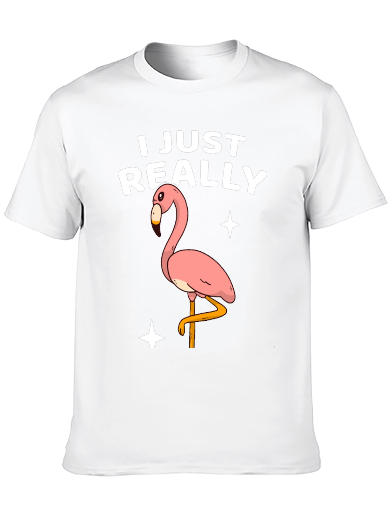 Funny Flamingo T-Shirt - I Just Really Like Flamingos