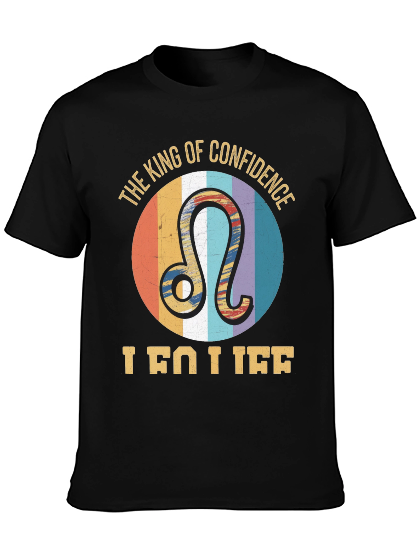 Leo Zodiac T-Shirt - King of Confidence