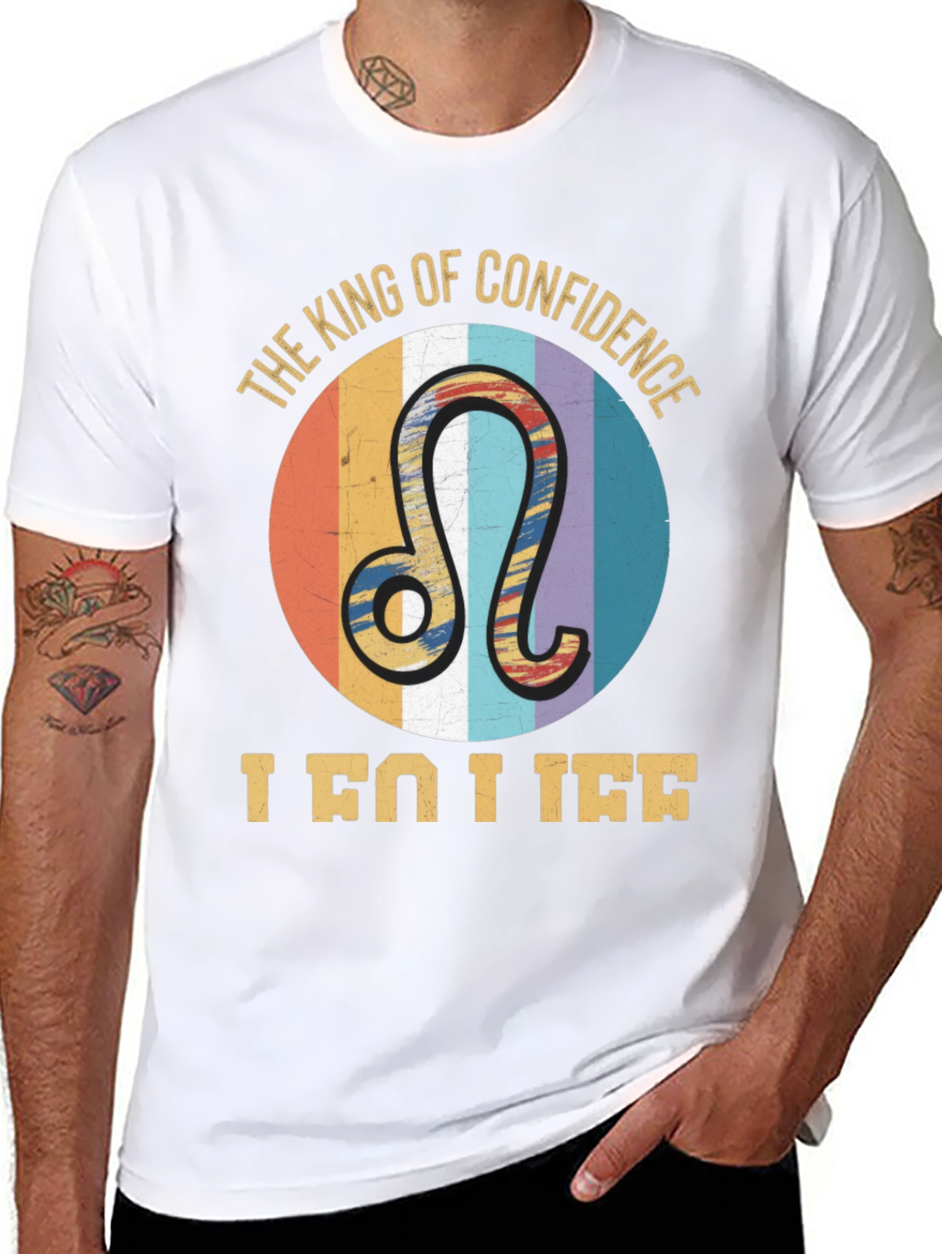 Leo Zodiac T-Shirt - King of Confidence