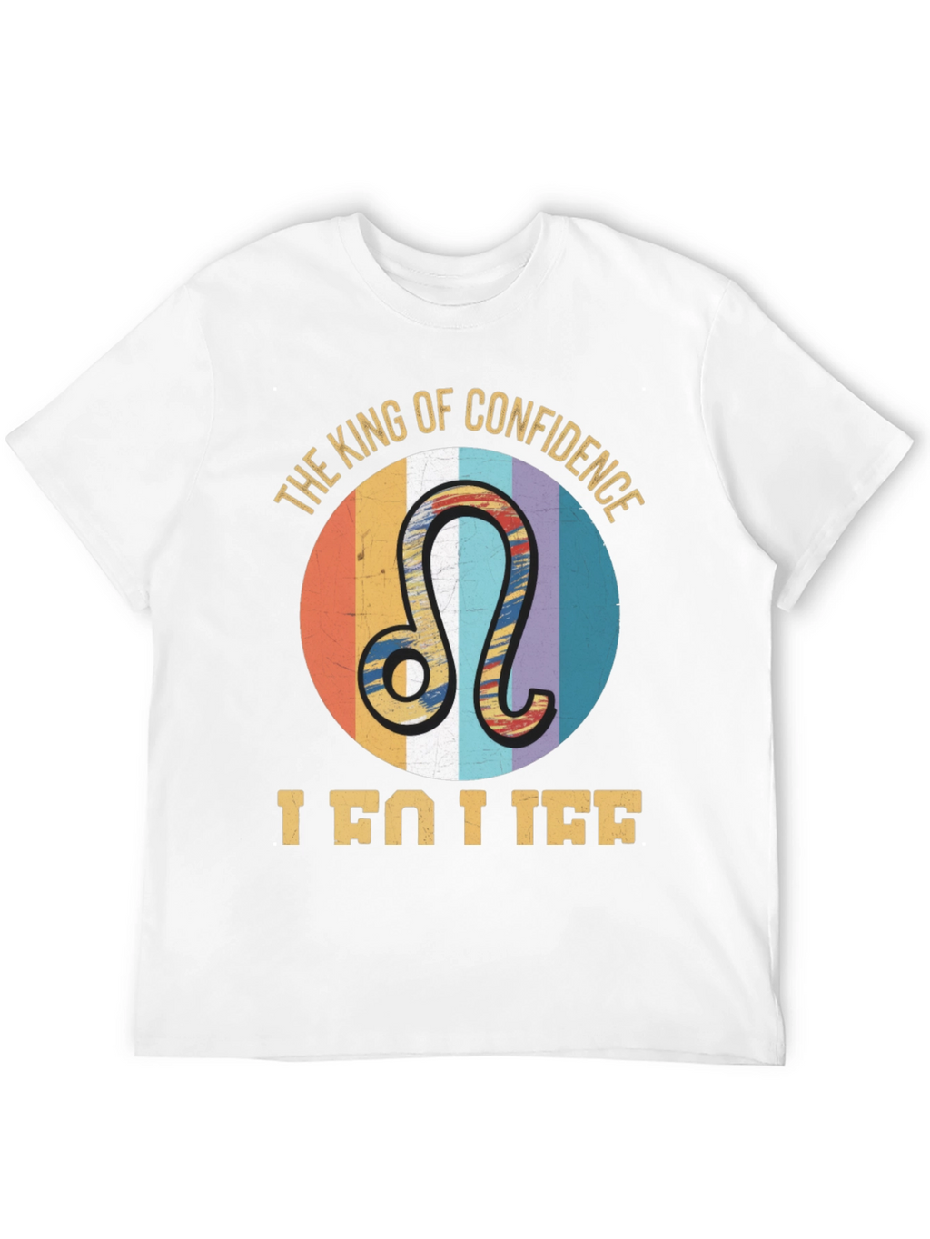 Leo Zodiac T-Shirt - King of Confidence