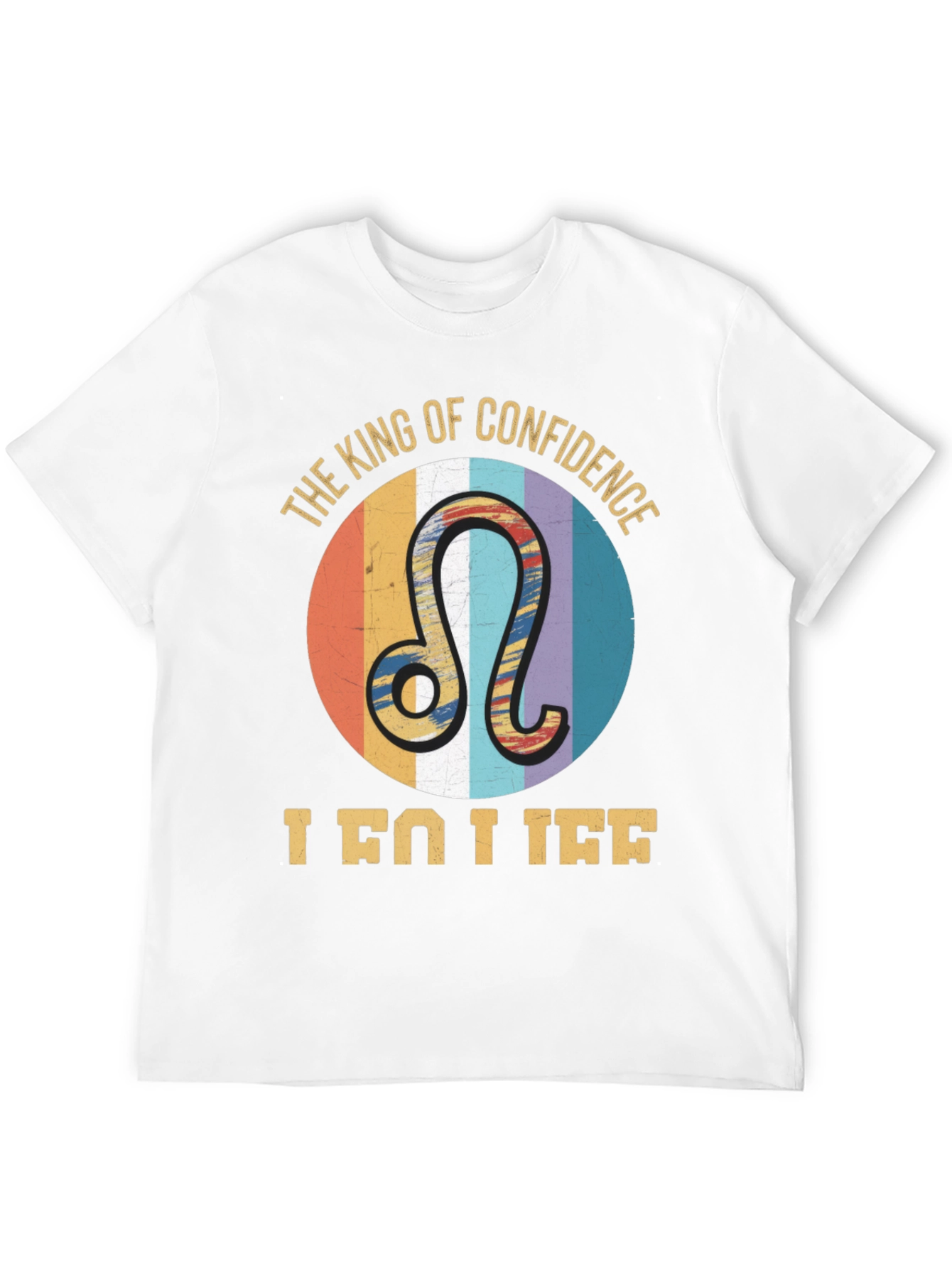 Leo Zodiac T-Shirt - King of Confidence