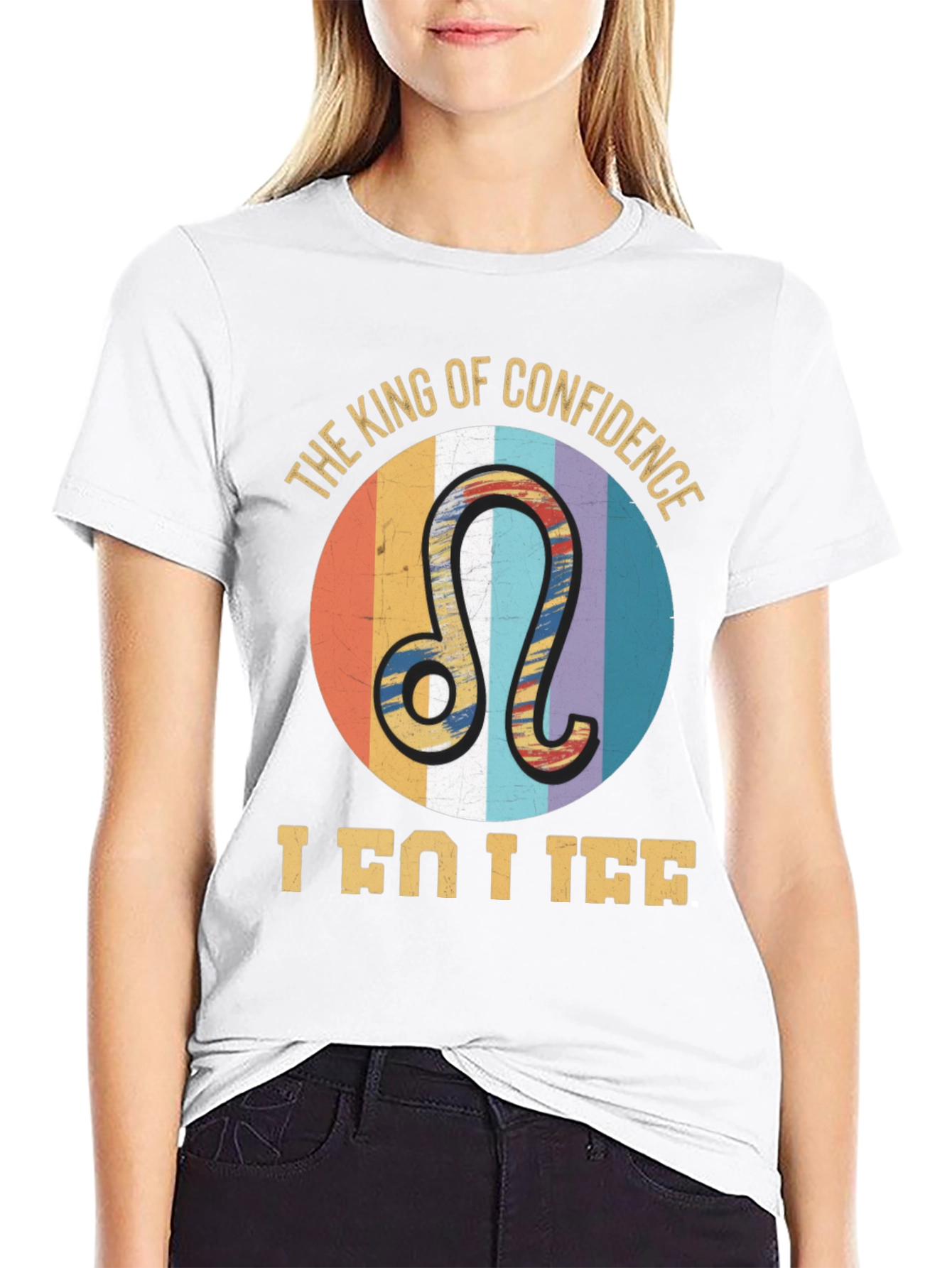 Leo Zodiac T-Shirt - King of Confidence