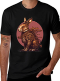 Steampunk Rabbit T-Shirt - Unique Graphic Tee