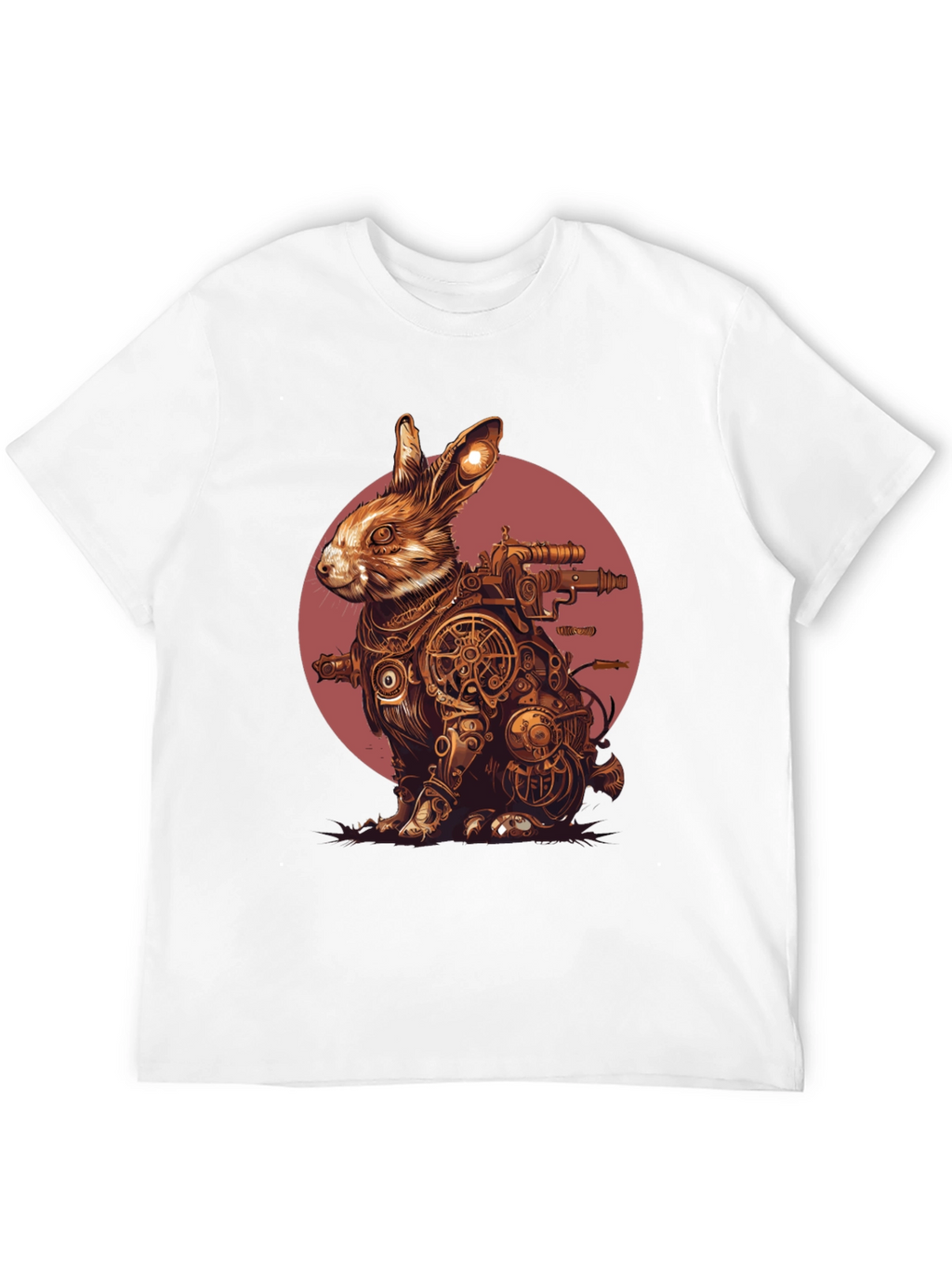 Steampunk Rabbit T-Shirt - Unique Graphic Tee