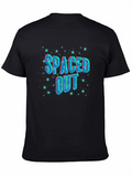 Spaced Out Graphic Black T-Shirt
