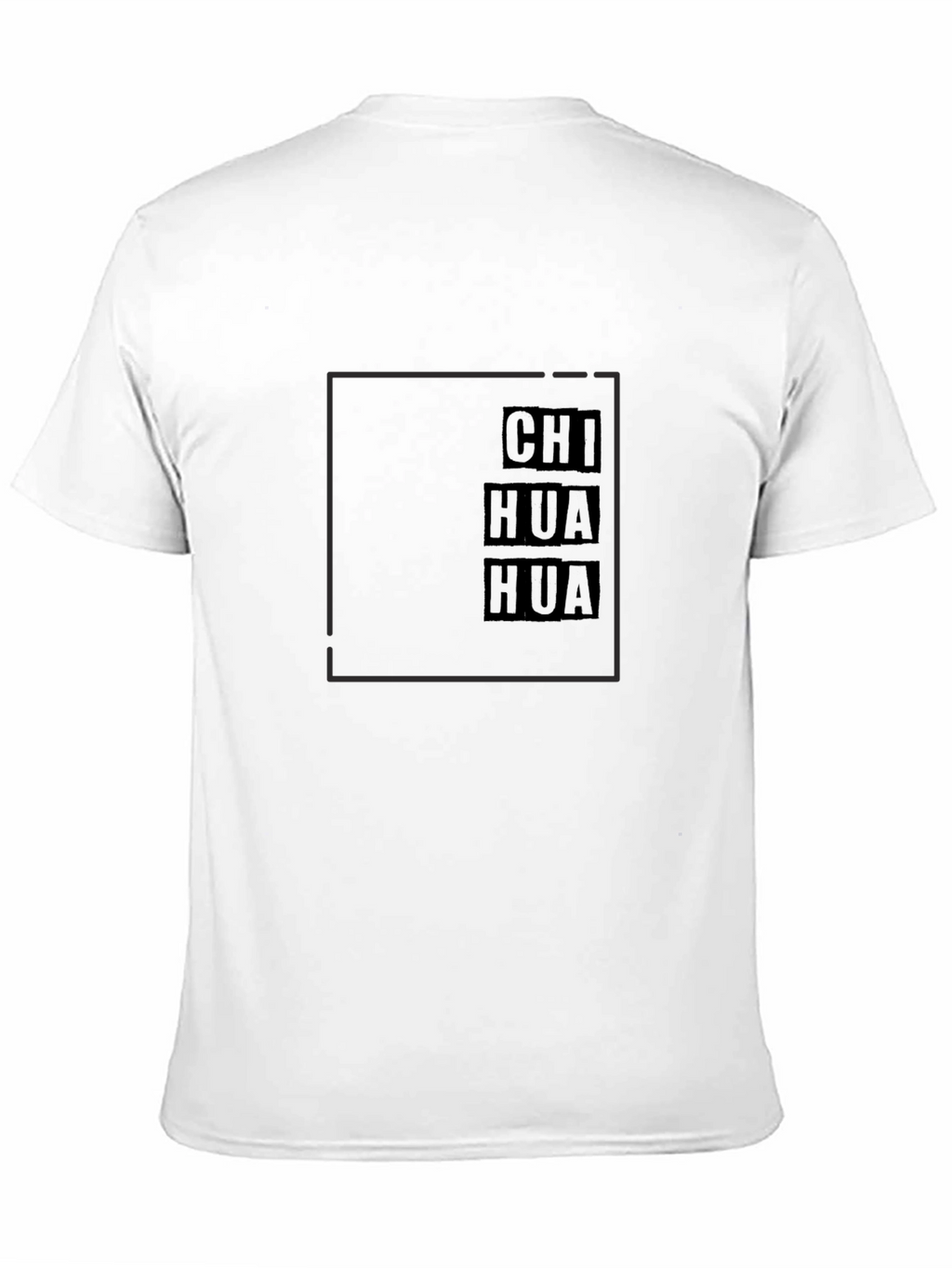 Chihuahua Block Text Graphic Tee - Black