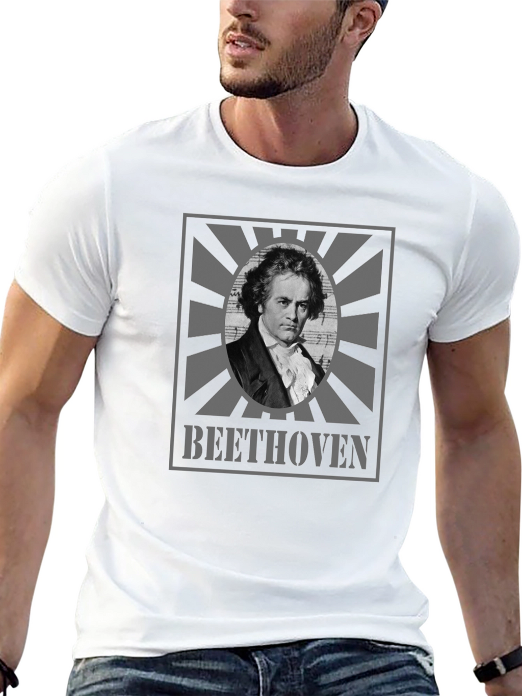 Beethoven Graphic Tee - Classic Composer T-Shirt