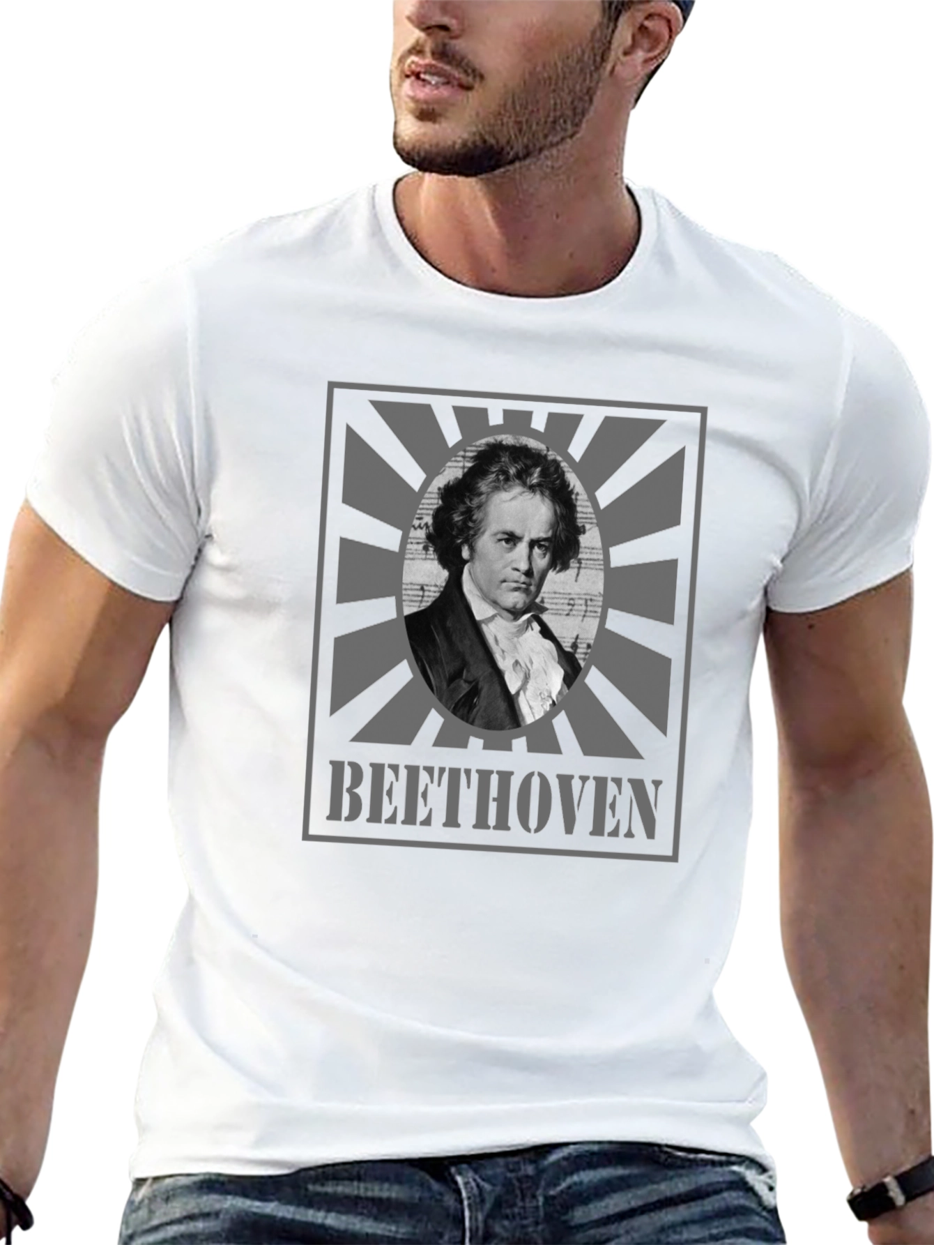 Beethoven Graphic Tee - Classic Composer T-Shirt