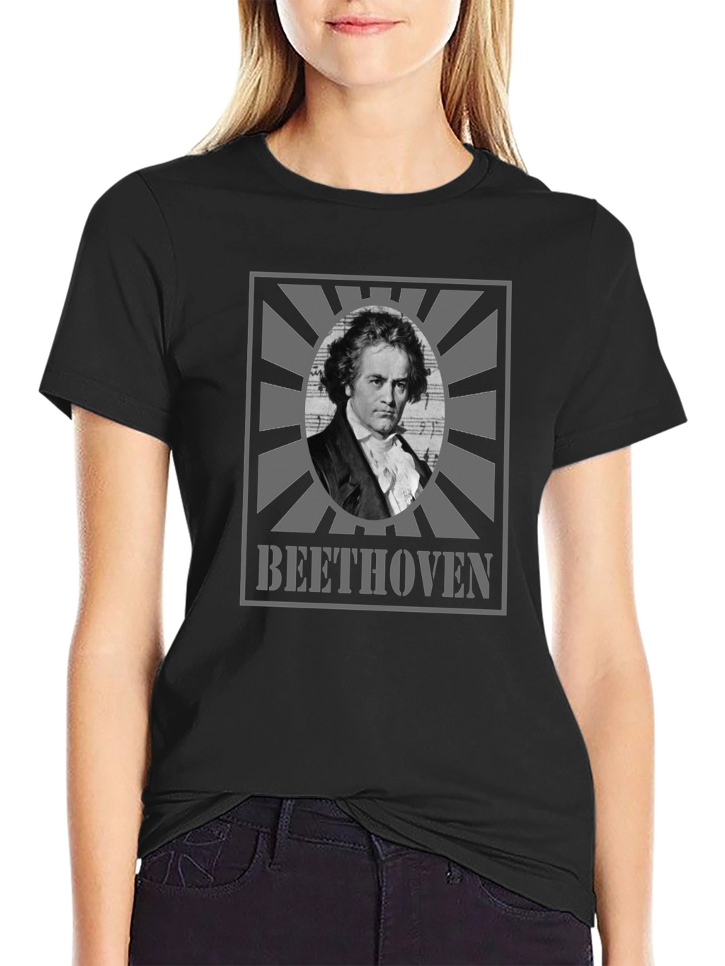 Beethoven Graphic Tee - Classic Composer T-Shirt