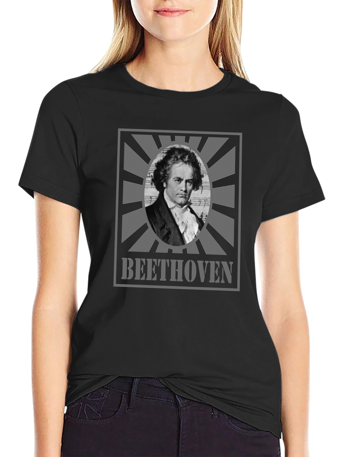 Beethoven Graphic Tee - Classic Composer T-Shirt