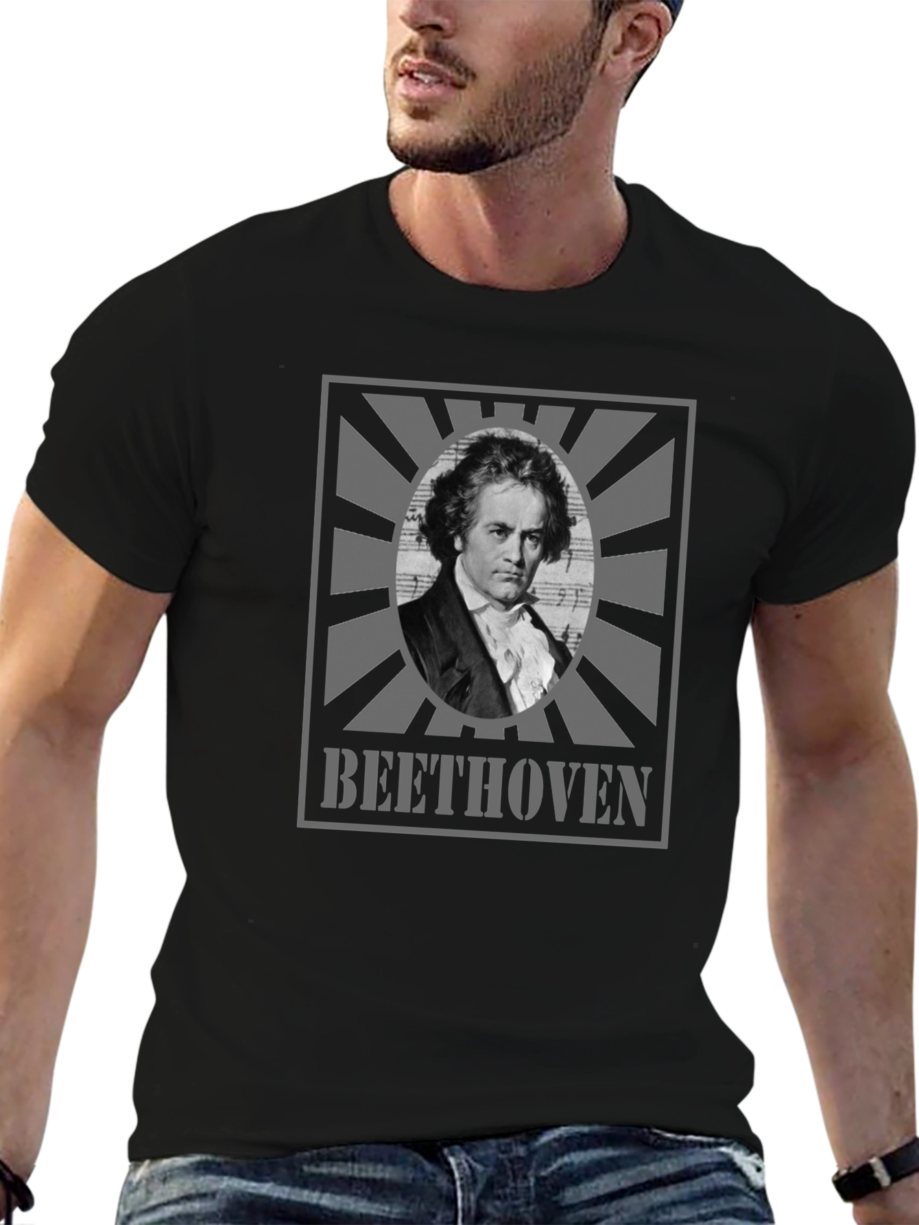 Beethoven Graphic Tee - Classic Composer T-Shirt