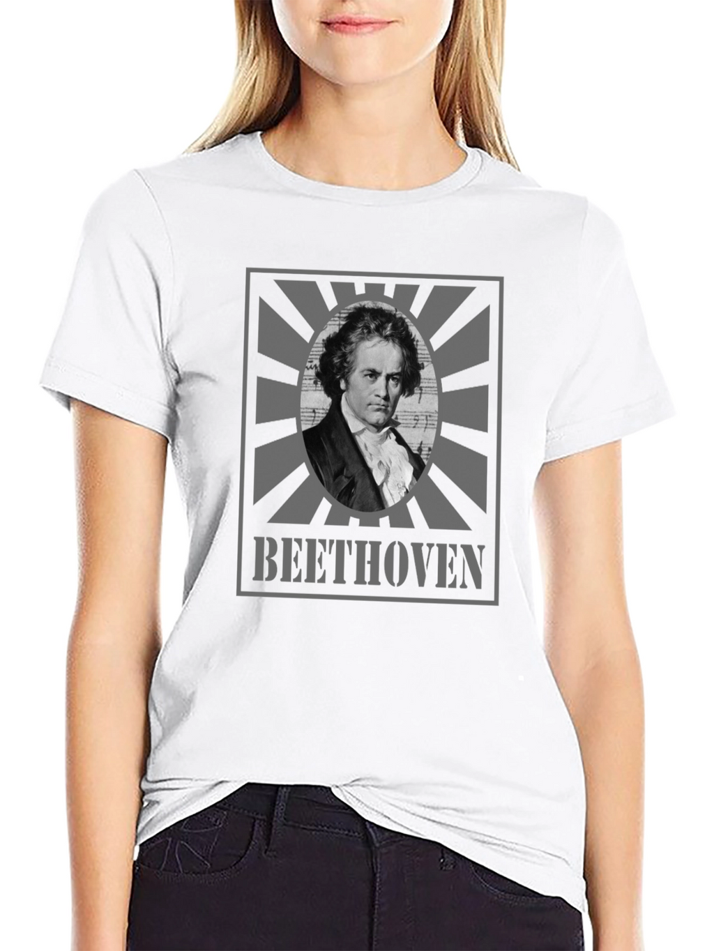 Beethoven Graphic Tee - Classic Composer T-Shirt