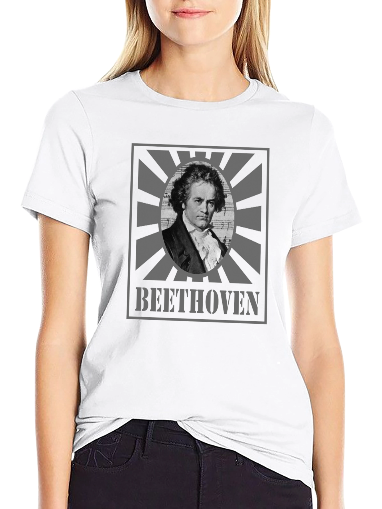 Beethoven Graphic Tee - Classic Composer T-Shirt
