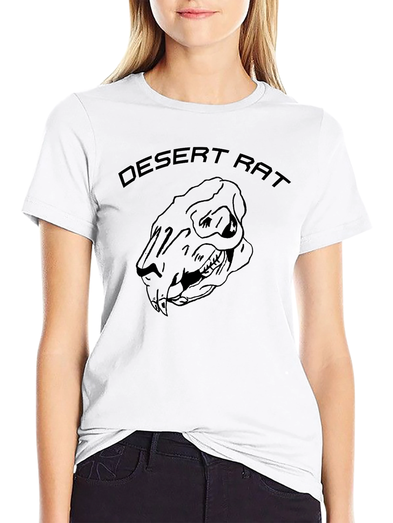 Desert Rat T-Shirt - Skull Graphic Tee