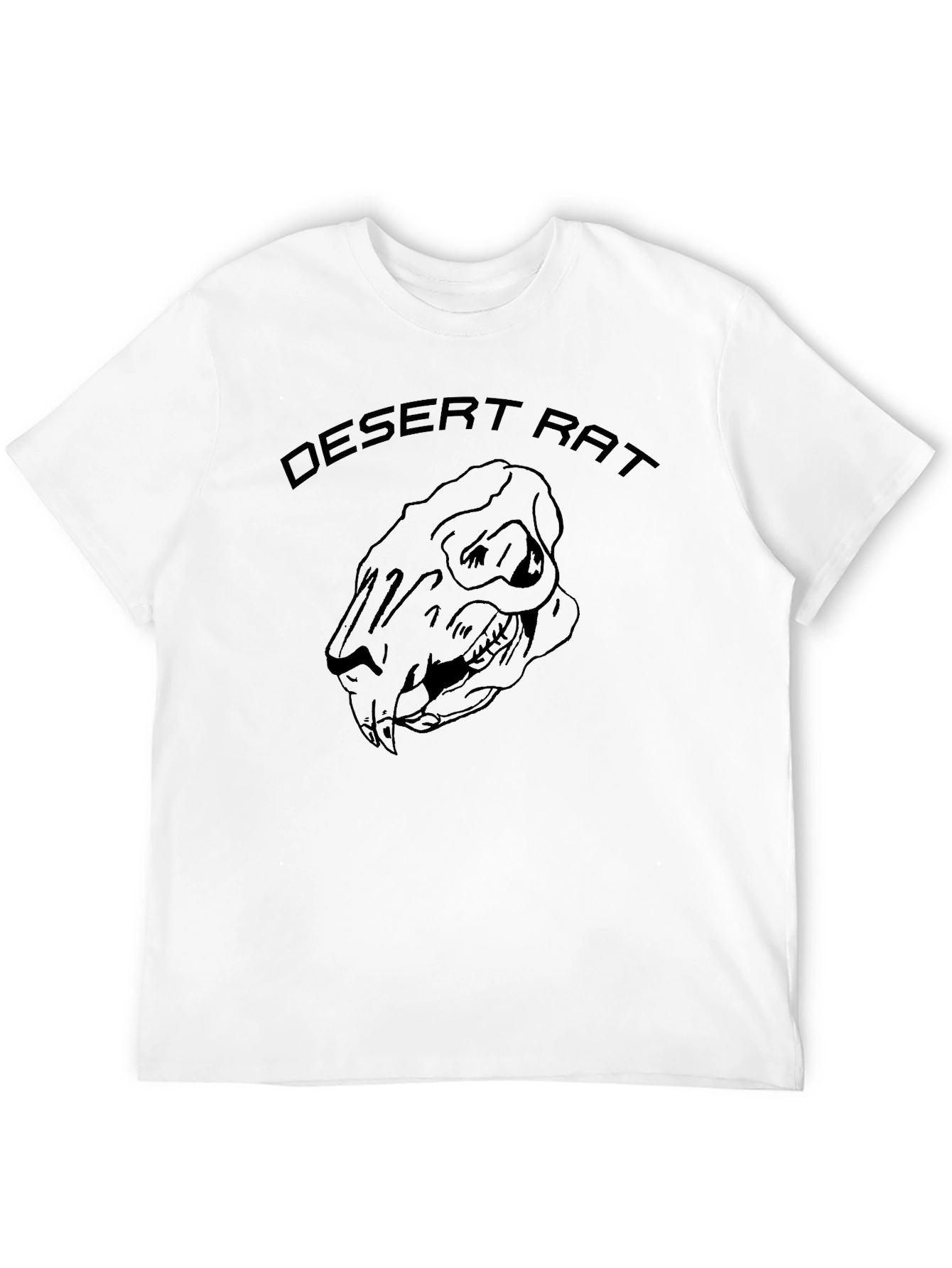 Desert Rat T-Shirt - Skull Graphic Tee