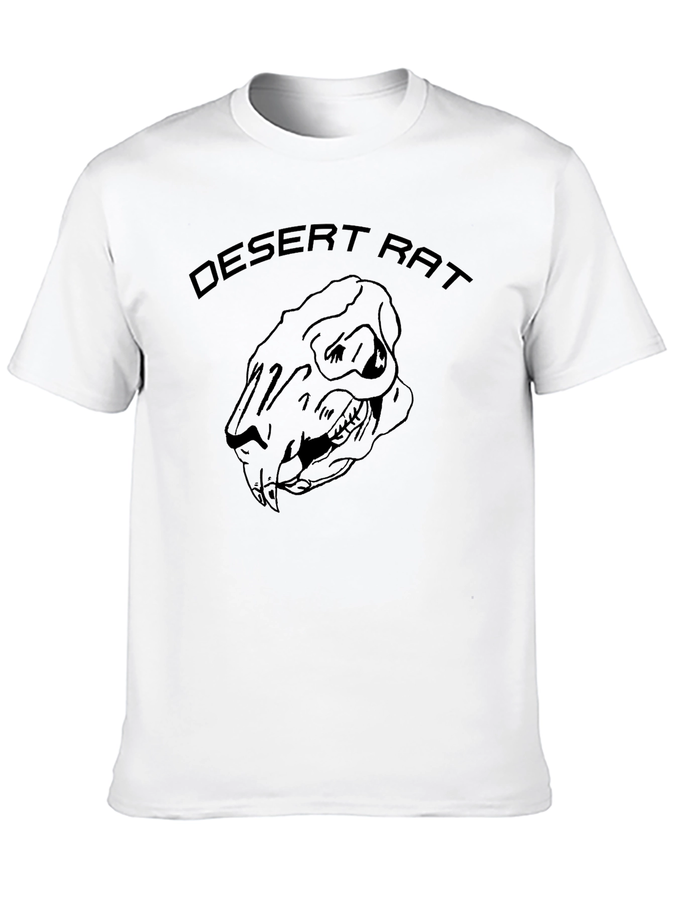 Desert Rat T-Shirt - Skull Graphic Tee