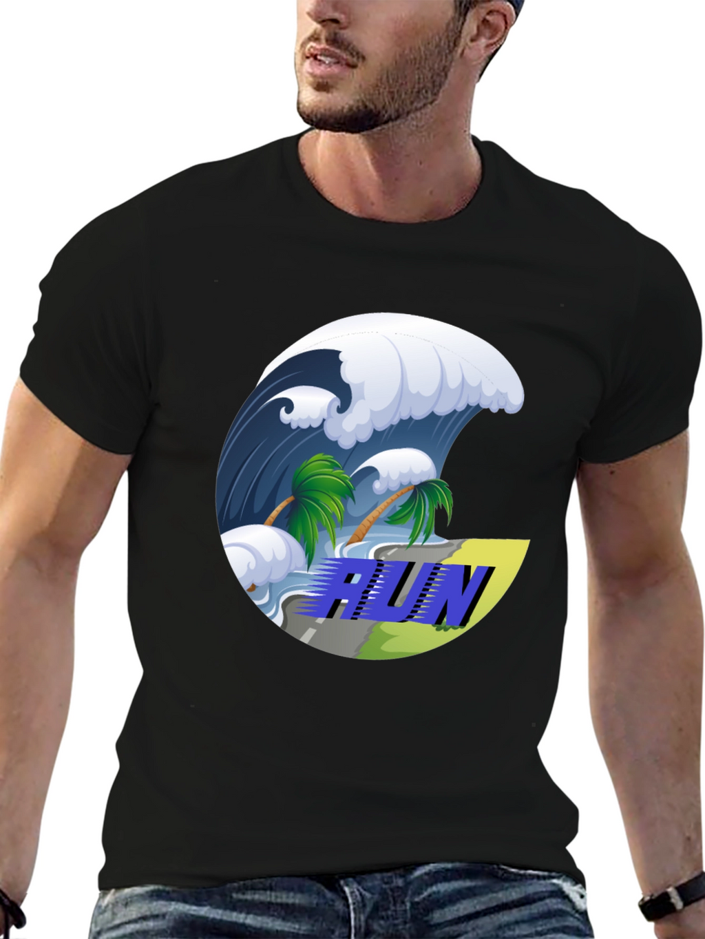 Wave Run Graphic Tee
