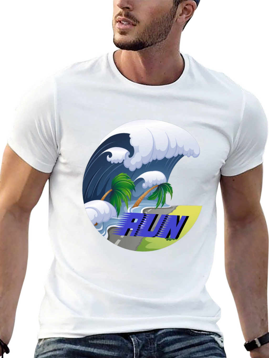 Wave Run Graphic Tee