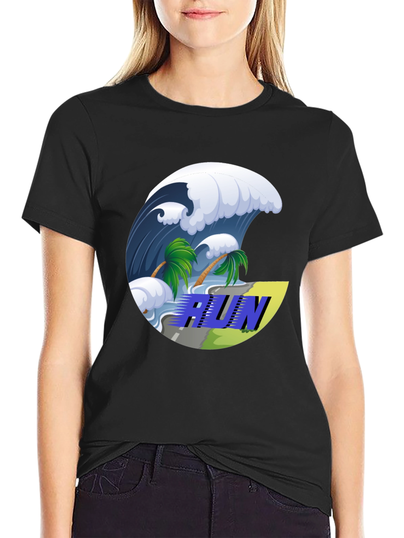Wave Run Graphic Tee