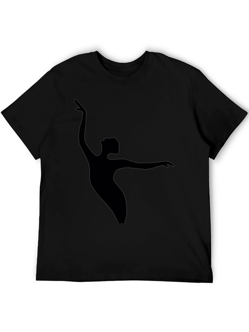 Ballerina Silhouette Black T-Shirt