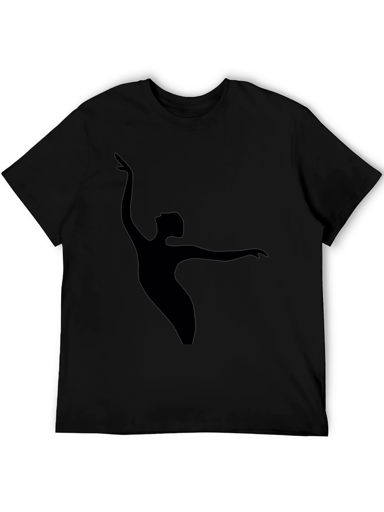 Ballerina Silhouette Black T-Shirt