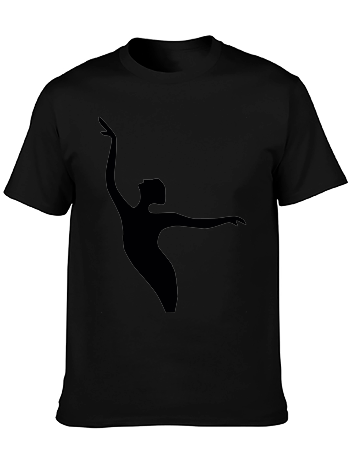 Ballerina Silhouette Black T-Shirt