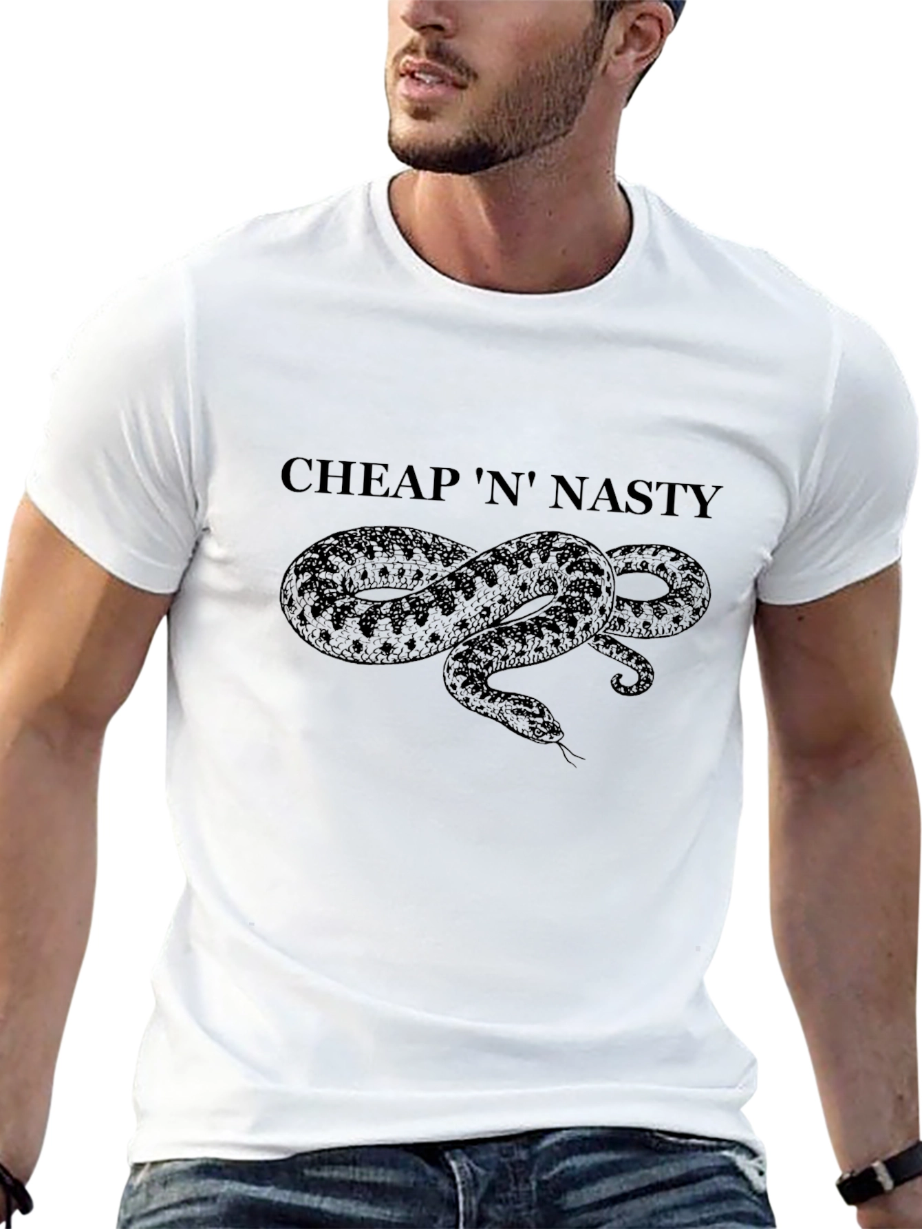 Cheap N Nasty Snake Graphic T-Shirt