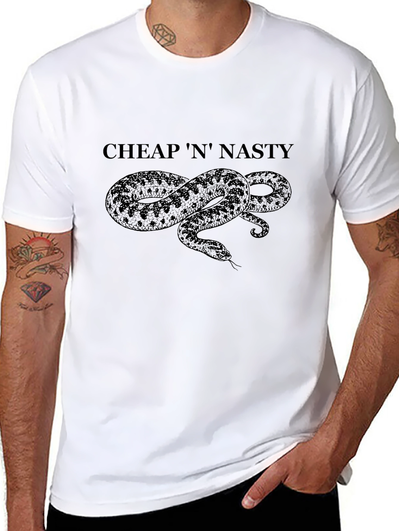 Cheap N Nasty Snake Graphic T-Shirt