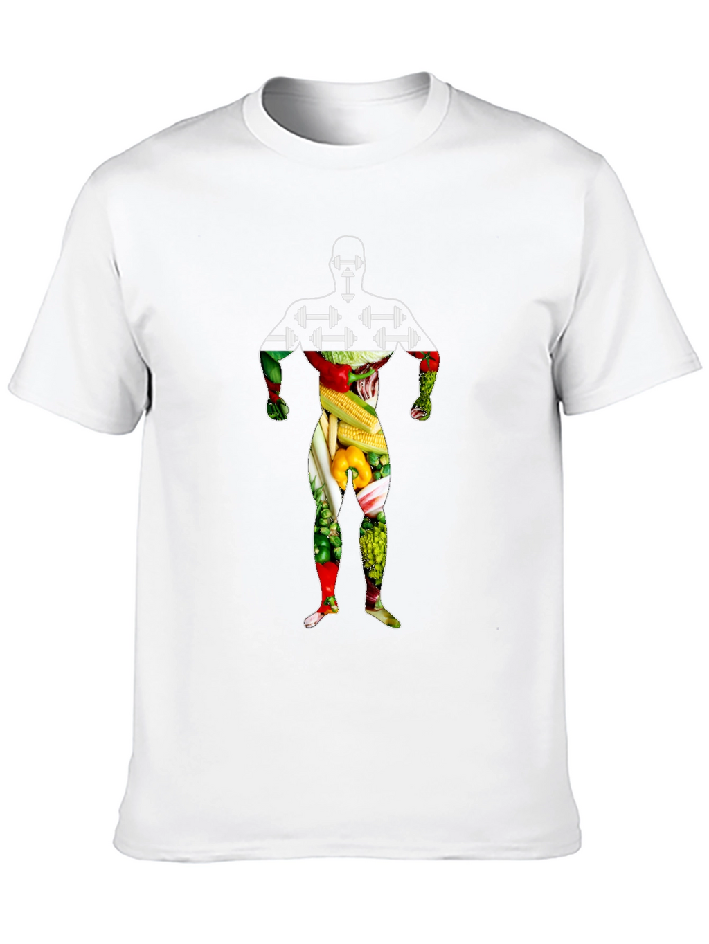 Vegan Bodybuilder T-Shirt - Black Graphic Tee