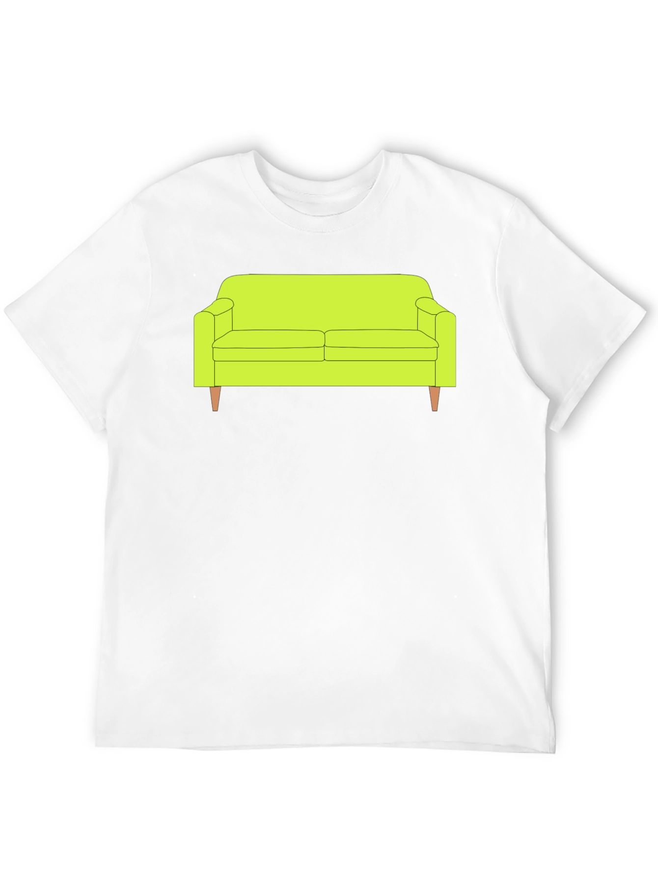 Couch Graphic Tee - Relaxed Style