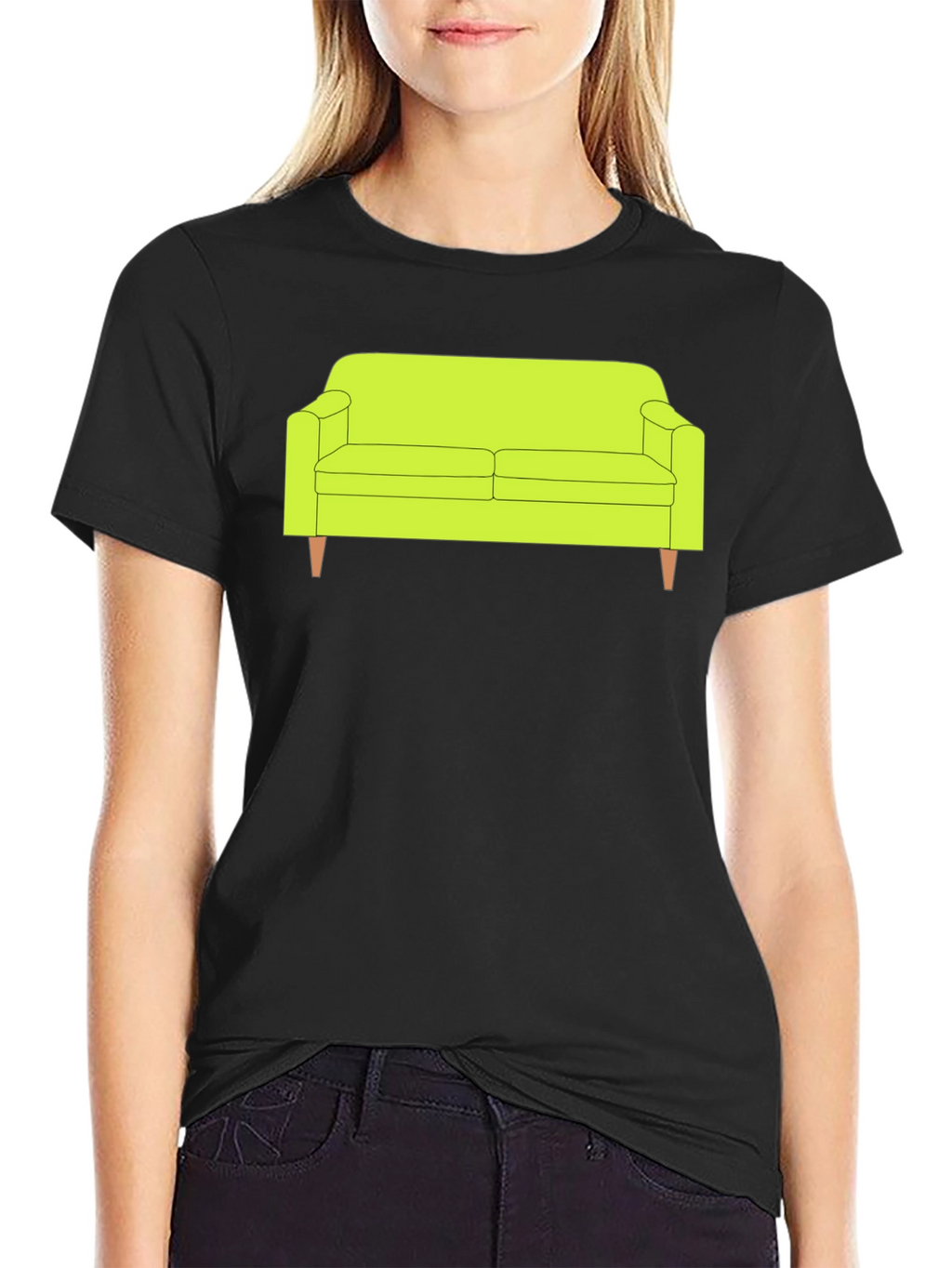 Couch Graphic Tee - Relaxed Style