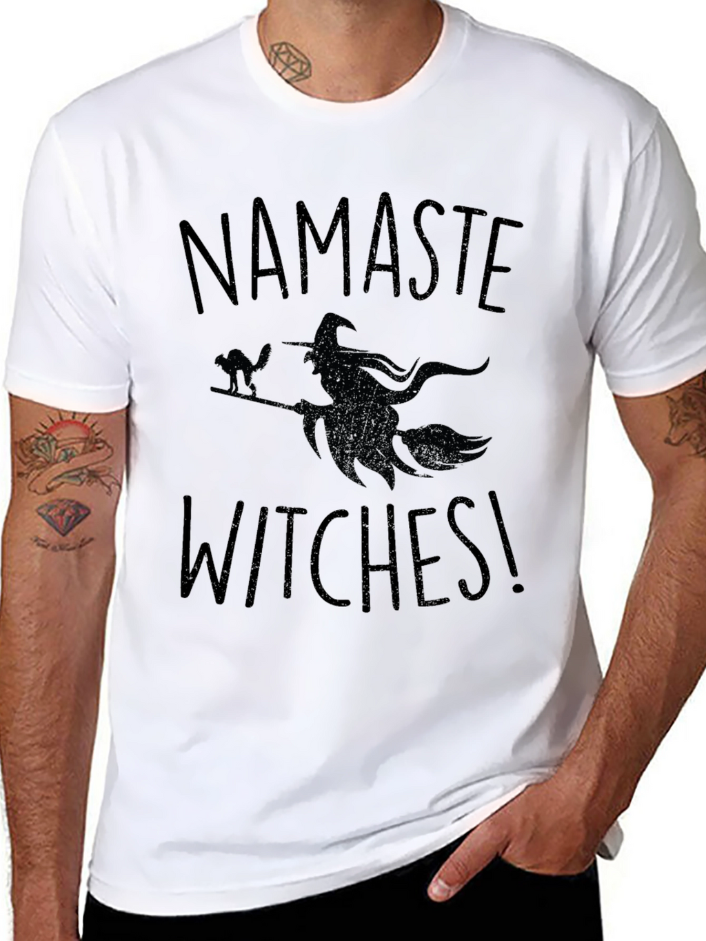 Namaste Witches Graphic Tee