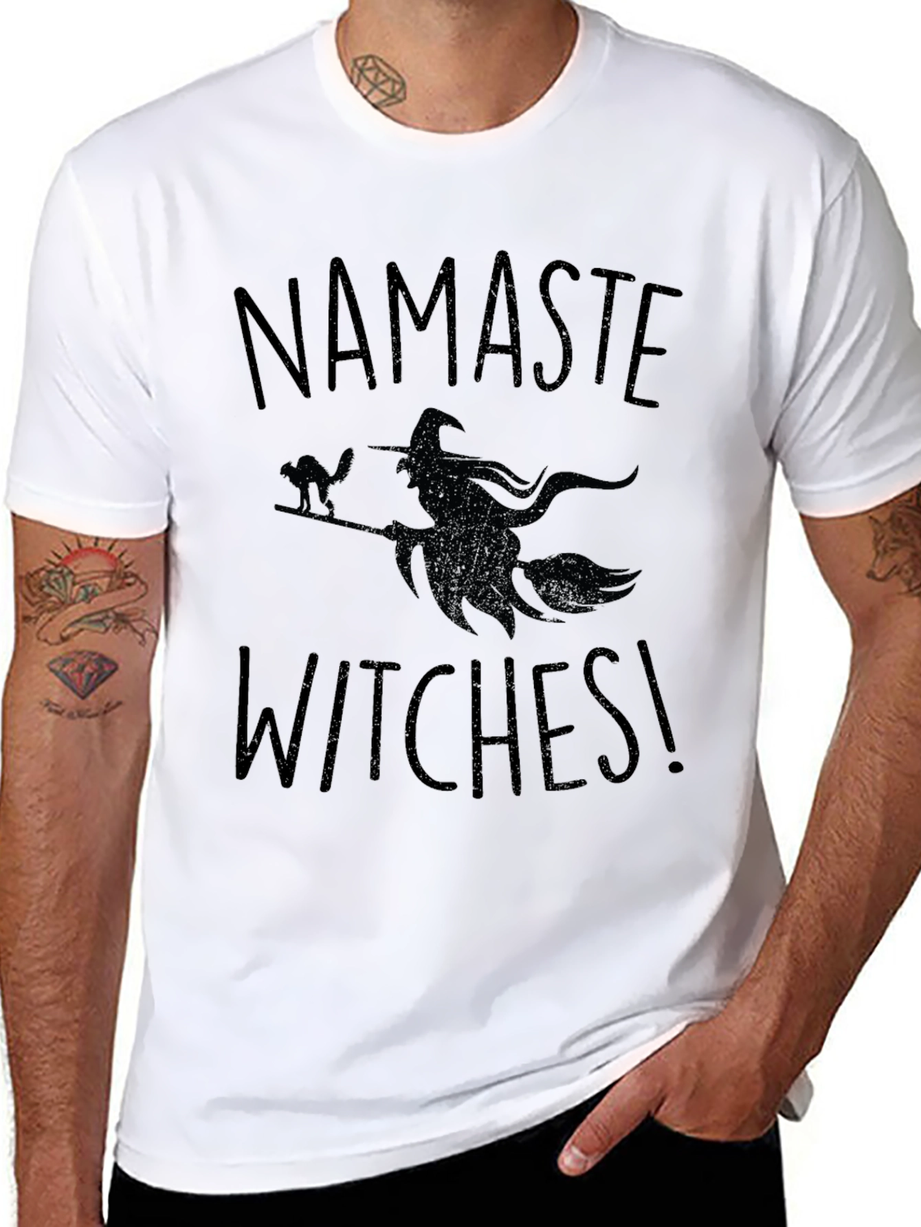 Namaste Witches Graphic Tee
