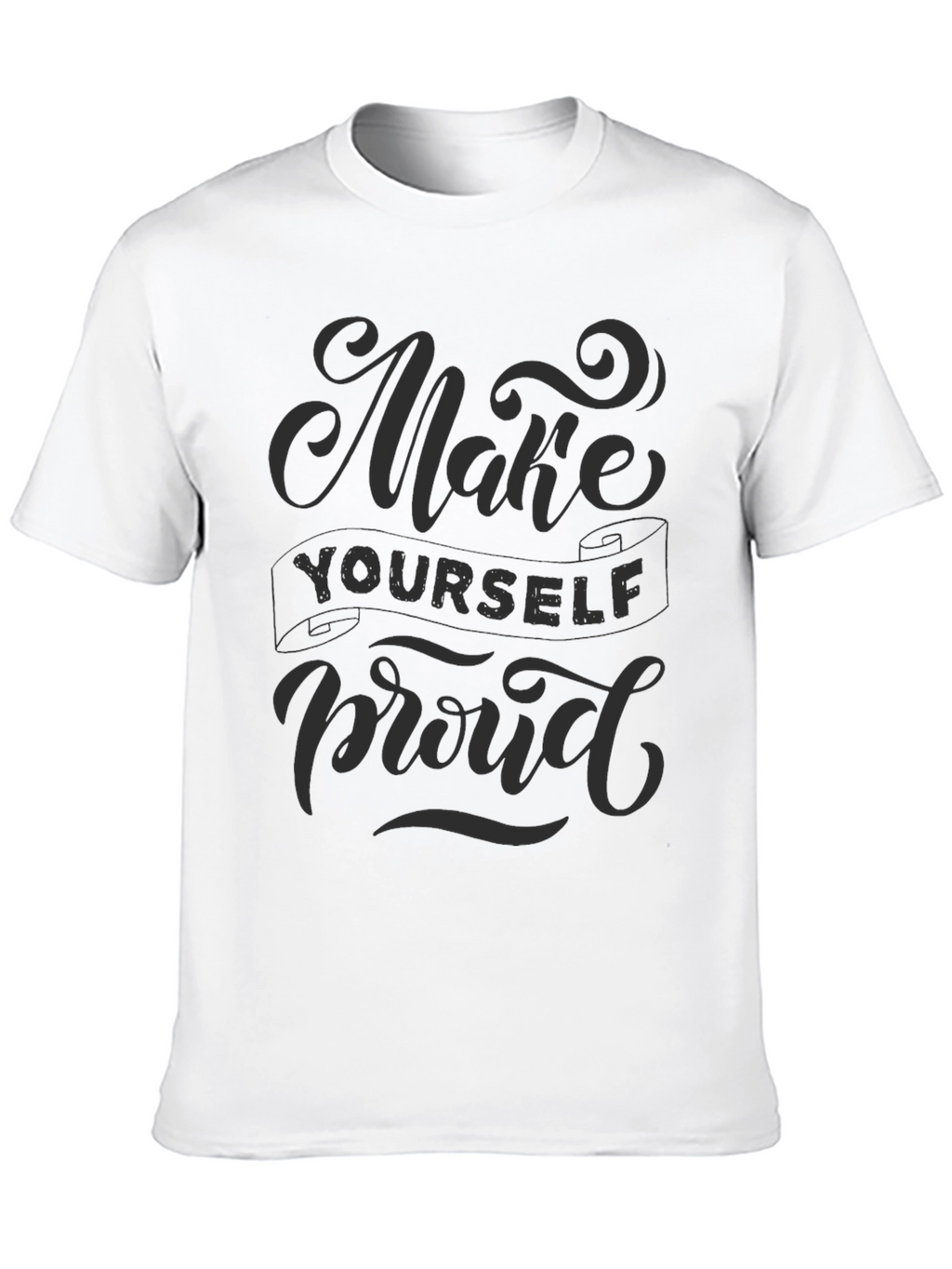 Make Yourself Proud Graphic Tee - Mens Black T-Shirt
