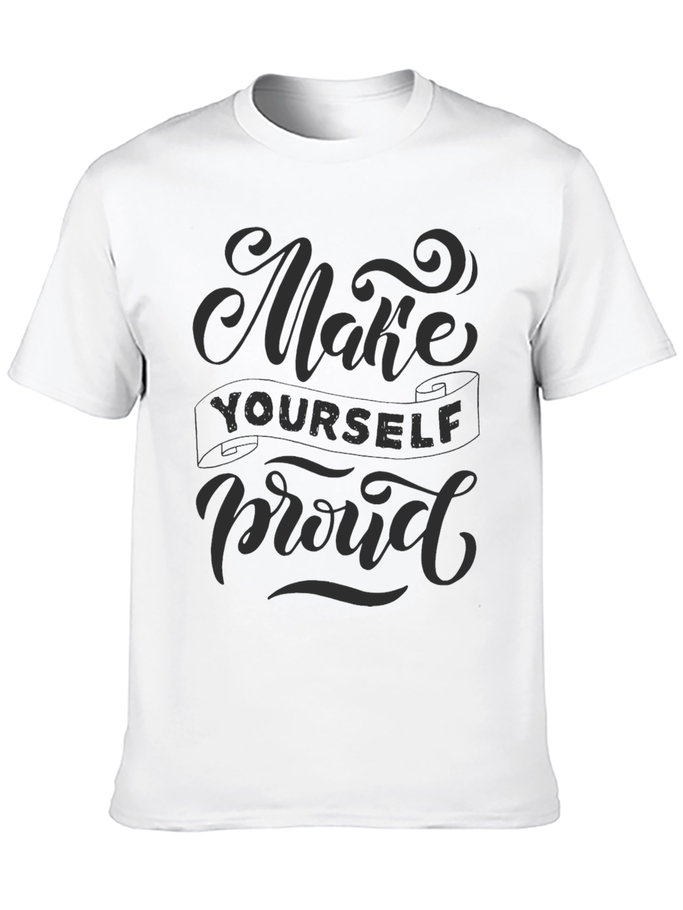 Make Yourself Proud Graphic Tee - Mens Black T-Shirt