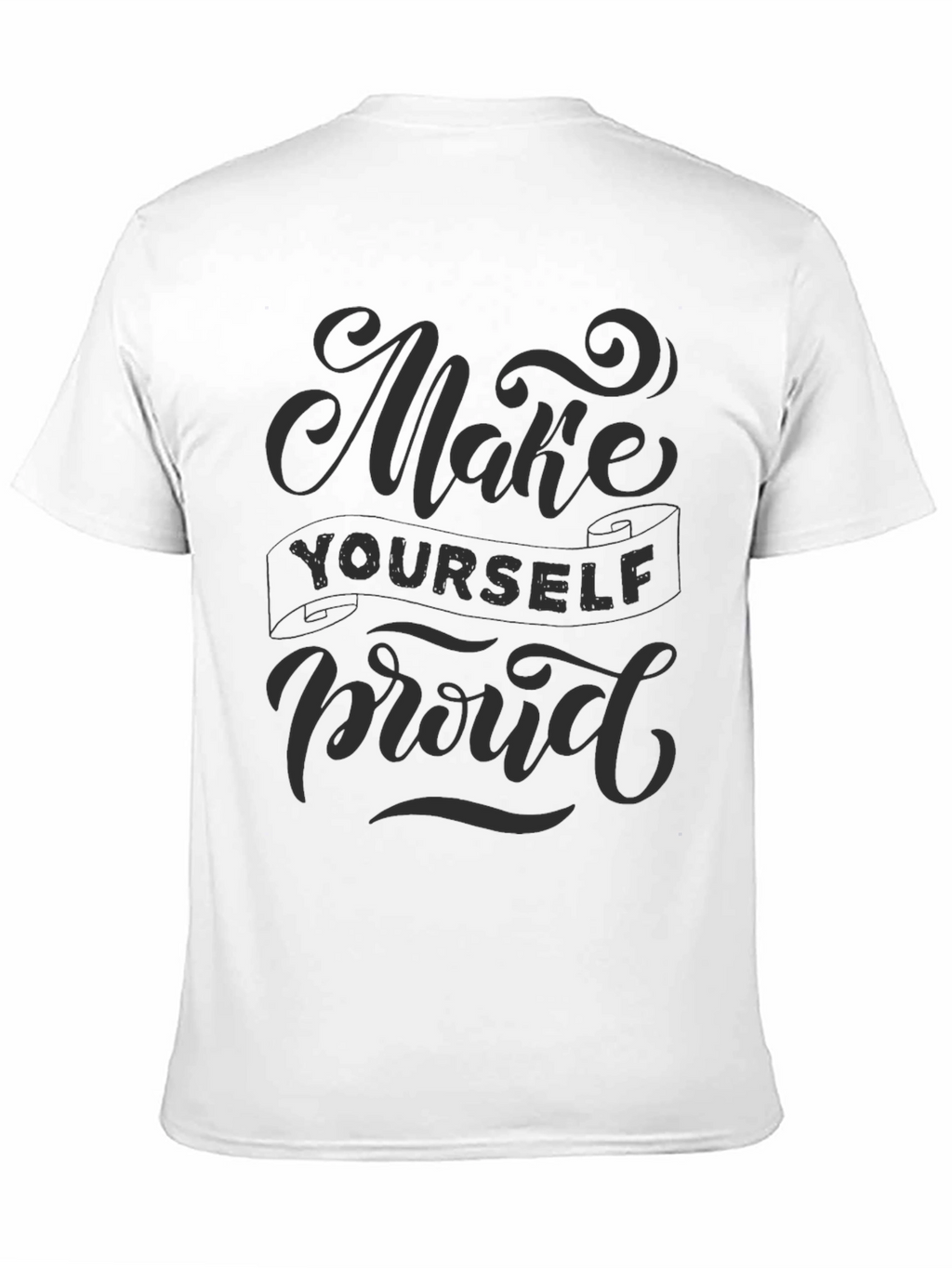 Make Yourself Proud Graphic Tee - Mens Black T-Shirt