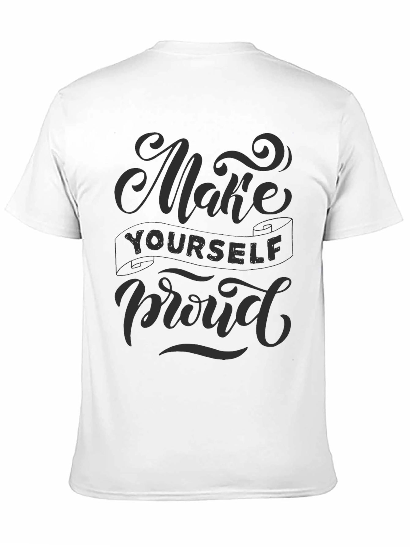 Make Yourself Proud Graphic Tee - Mens Black T-Shirt