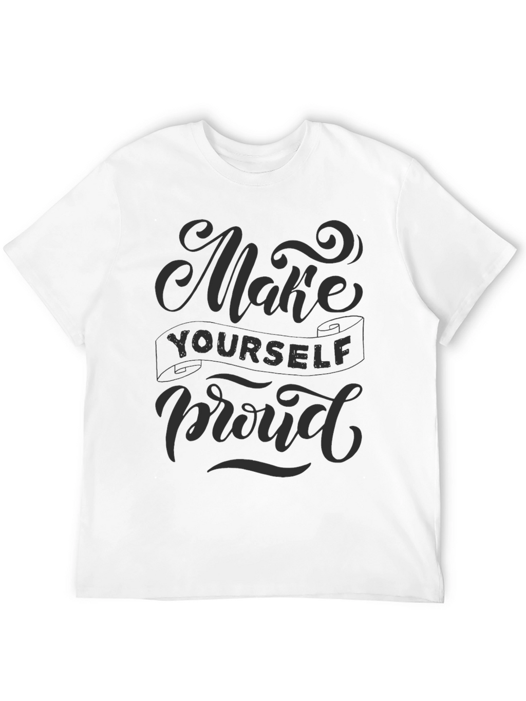 Make Yourself Proud Graphic Tee - Mens Black T-Shirt