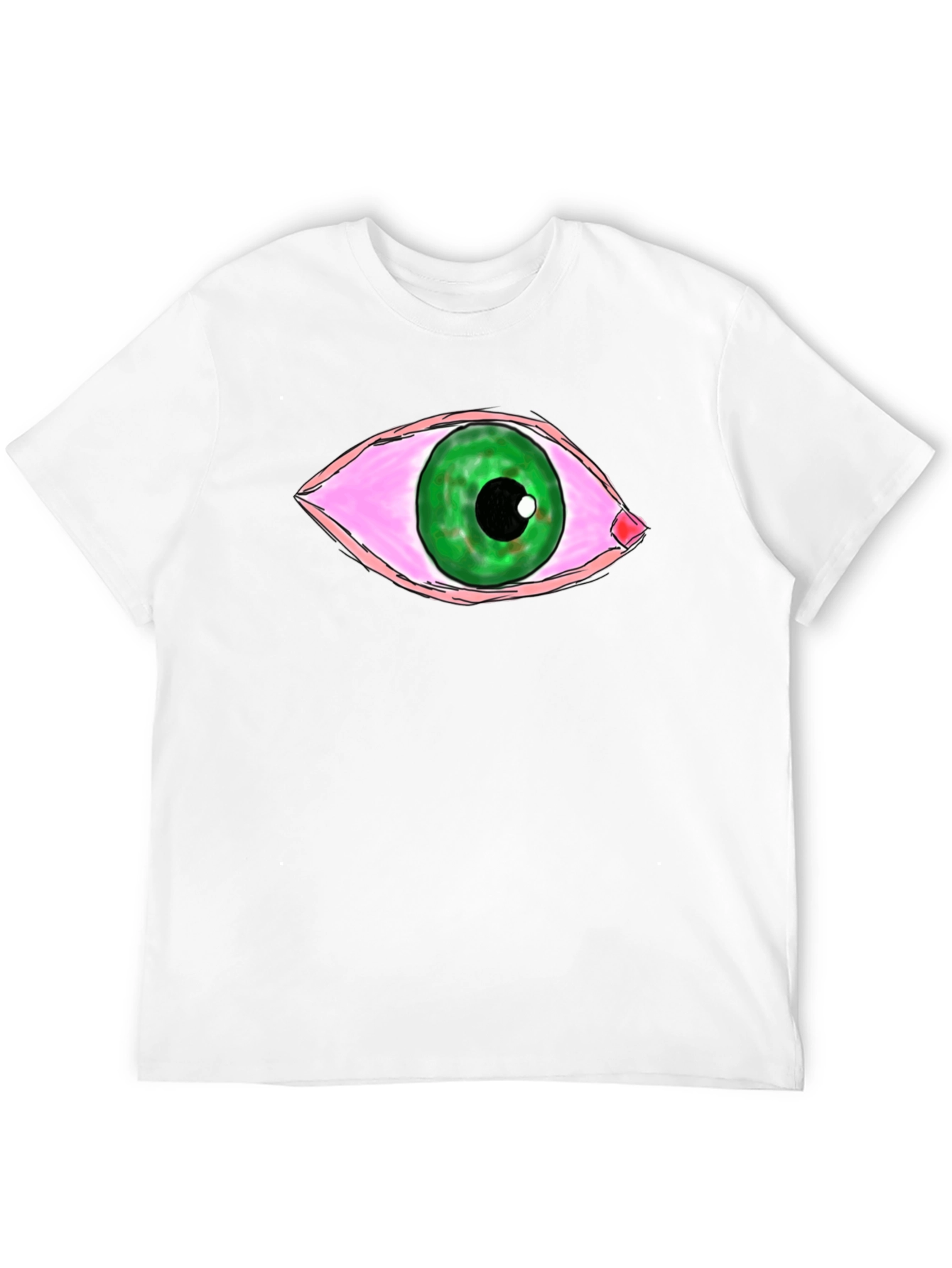 Stoned Eye Graphic T-Shirt - Unisex Black Tee