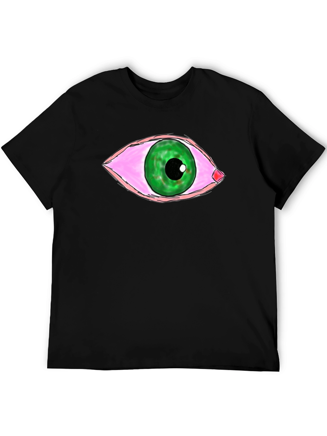 Stoned Eye Graphic T-Shirt - Unisex Black Tee