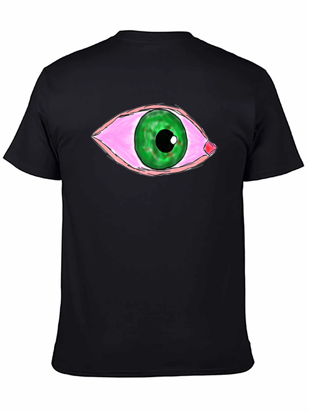 Stoned Eye Graphic T-Shirt - Unisex Black Tee