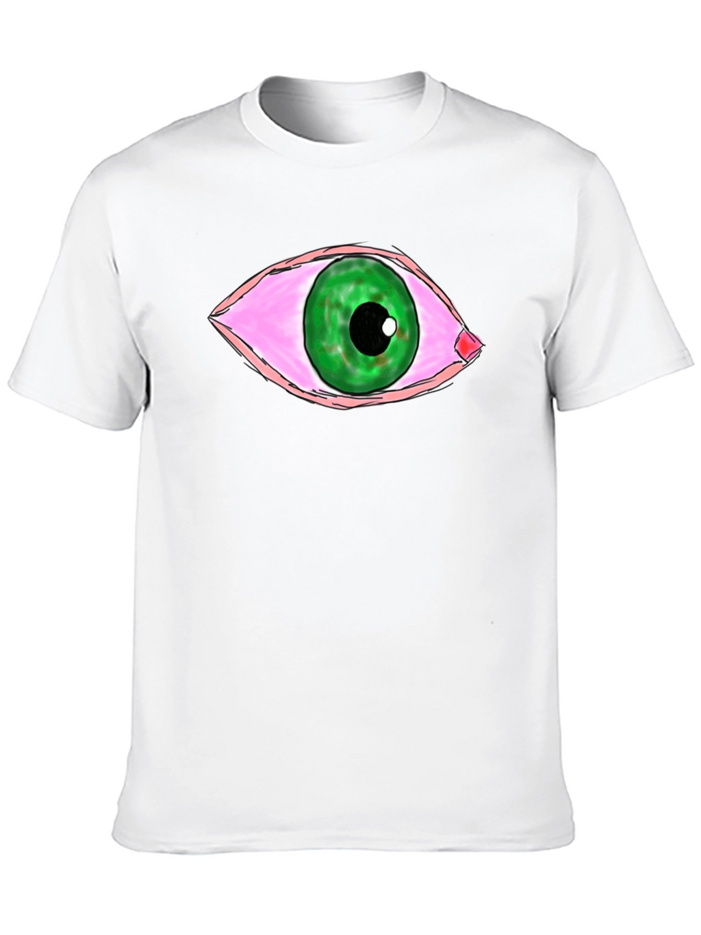 Stoned Eye Graphic T-Shirt - Unisex Black Tee